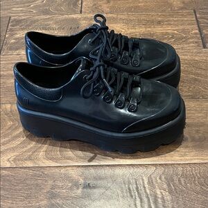 Melissa kick off lace platform sneakers